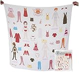 Weegoamigo Digital Printed Muslin - Paper Dolls by Weegoamigo [並行輸入品]