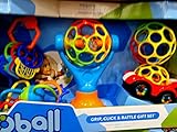 Oballグリップ・クリック＆ラトルギフトセット [並行輸入品]