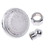 KOZEEYモノカラー LED シャワートップ ラウンド ヘッド レイン ホーム ウォーター バス スプレー インテリア
