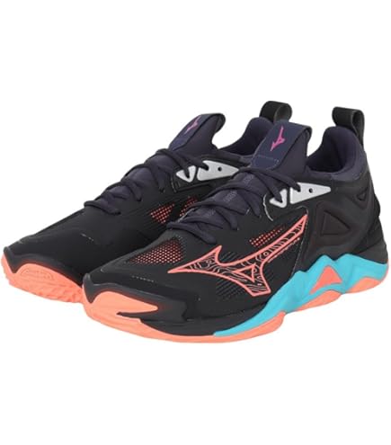 Amazon.co.jp: MIZUNO WAVE MOMENTUM 3 ブラック×オレンジ