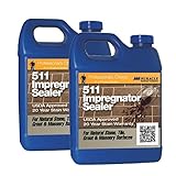 Miracle Sealants 511 Impregnator Penetrating Sealer 64オンスPenetrating Sealer ( 2クォーツ) + Free MiraブラシA