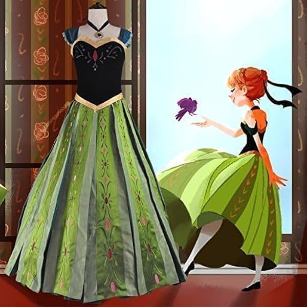 Amazon.co.jp: アナと雪の女王 戴冠式 ケープ コスプレ 衣装 仮装