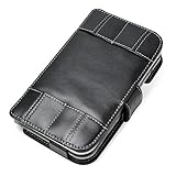 PDAIR レザーケース for Newニンテンドー3DS LL 横開きタイプ(ブラック) PALCNEWN3DSLLB/BL