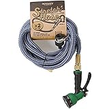 ダルトン DULTON Stretch hose　ストレッチホース ホース 5m→約10m　8パターン散水ノズル (Bengal blue_ag)