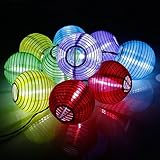 LEDイルミネーションライト ソーラー 灯籠型 10球 配線不要 イルミネーション ガーデンライト クリスマス 結婚式 パーティー 庭屋外 室内の飾り シャンパンゴールド