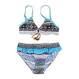 Zhhlaixing ファッション Girl 可愛い Bikini 2 Pieces Set 8-14 Years ty0176#