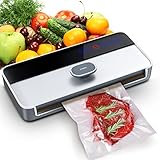 自動真空パック機 真空パック器１つで５役 食品用ハンズフリー 自動真空シーラー ダイナミック点灯LED