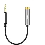 Geekria 変換ケーブル 3.5mm (オス) 3極 → 4.4mm (オス)5極 変換プラグ バランスプラグ ディオアダプタ