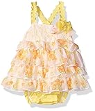 Little Lassベビー女の子1 pc階層型シフォンSunsuit カラー: イエロー