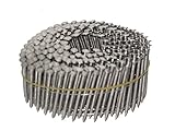 Anchor 2x099WCSSR 2-Inch by 0.099 Wire Coil 15 Degree Ring Shank Stainless Siding Nails 4,800/Box [並