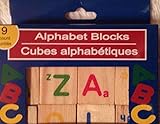 Alphabet Wooden Blocks (9 Count) [並行輸入品]