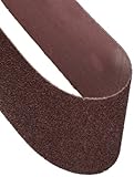 Norton 3X High Performance Portable Sanding Belt, Aluminum Oxide, 24 Length x 3 Width, Grit 120 Fine