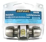 Defiantベッドand Bathロック内部ステンレススチールドアノブ