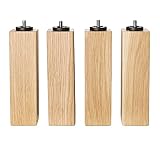 IKEA burfjord 7 7 / 8 "寝室ベッドRisers – Best Natural木製ベッド脚Risers – 簡単にインストール – セットof 4 – m8 | 8 mm – メト
