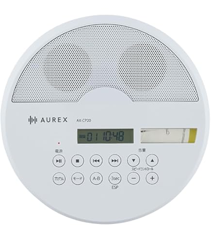 Amazon.co.jp: 東芝 ポータブルCDプレーヤー AX-CP50 W : 家電＆カメラ