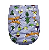 See Diapers Pocket Baby Cloth Diaper 2 Microfiber Inserts Adjustable (Fox) by See Diapers