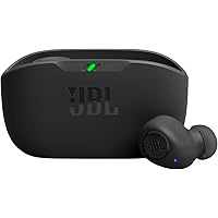JBL WAVE BUDS 完全ワイヤレスイヤホン Bluetooth/IP54防水防塵/アプリ対応USBタイプC/ブラック JBLWBUDSBLK 小