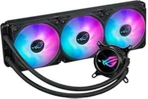 ASUS CPU Cooler, 14.2 inches (360 mm), AIO Water Cooled, ROG STRIX LC III 360 ARGB, Black
