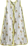 aden + anais (エイデンアンドアネイ) 【日本正規品】 モスリンコットン 厚手スリーパー jungle jam - giraffe cozy sleeping bag - large-10