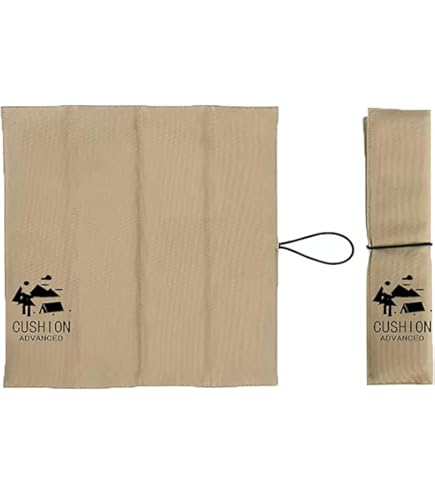 BUNDOK ウルトラライト アウトドア クッション ビーズクッション キャンバス生地 65×65×43cm Lサイズ omochi