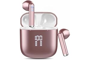 Wireless Earbuds,Mini Bluetooth 5.3 Headphones HiFi Stereo,Wireless Earphones with ENC Noise Cancelling Mics,Touch Control,Ty