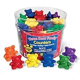 Three Bear Family Counter Set - Rainbow Set of 96