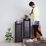 下駄箱 リバーシブル 31.5cm幅 (2個組) f-jkp-sgt0093db ダークブラウン色