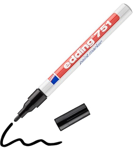 ペン様 Amazon.co.jp: edding 751ペイントマーカー（細字）白 EDD