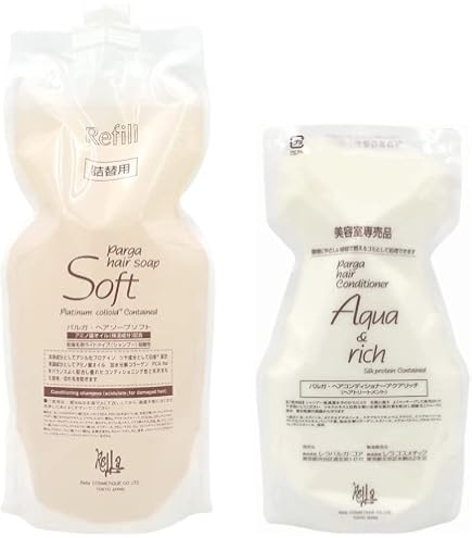 Amazon | パルガ ヘアソープ ハード250mL ＆ ヘアコンディショナー