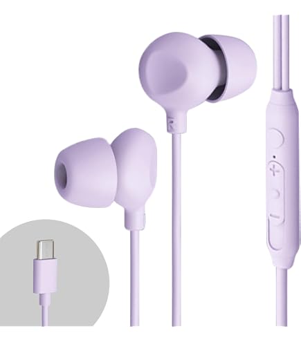 Amazon.co.jp: アクセス Fit Type-C 接続 イヤホン AH-c88 パープル
