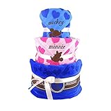 おむつケーキ ディズニー 3段 ミッキー ミニー 出産祝い ベビーギフト disney9