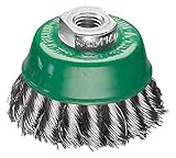 LESSMANN 工業用カップブラシ Φ65 ステンレス 線径0.35 482714