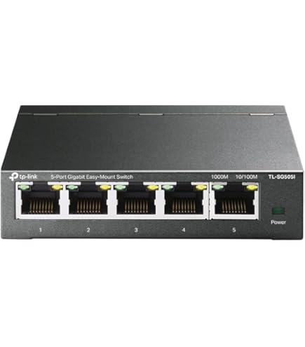 Amazon.co.jp: 5ポート スイッチングハブ 10/100/1000Mbps