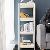 浴室用収納ラック sisters キッチンラック 浴室/玄関 収納棚 4段 浴室コーナーラック 組立簡単 キッチン/オフィス/バスルーム/リビング/パントリー メタルラック用 収納ラック 取り外し可能 (ホワイト2)