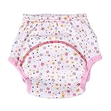 Domybest トレーニングパンツ ベビーおむつ 女の子 男の子 コットン 0-1歳 再利用可能 良い換気 強い弾力性 強力吸水