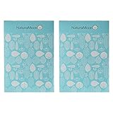 ナチュラムーン(NaturaMoon) 使い捨て サニタリーボックス [10枚入] ×2個セット エチケットボックス おしゃれ 北欧柄 トイレ用ゴミ箱 トイレポット 竹炭配合