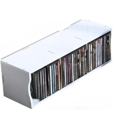 Amazon | 【大容量CD＆DVD収納ラック】回転式マルチタワーラック