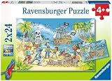 Ravensburger ラベンスバーガー ジグソーパズル 24ピースx2種入り ステーション 09191 1