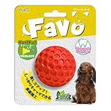 PLATZ PET SUPPLISES＆FUN（プラッツ） 犬用おもちゃ Favo スクィーカーボール レッド