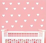 セット96ピース2 "ハートの壁装飾ステッカーDIY子供の壁装飾デカール取り外し可能なビニール子供部屋ベビー男の子Grils寝室壁ステッカー