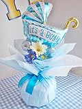 「１ステップおむつケーキ　ベイビーバギーカー for BOY Sサイズ」【出産祝いギフト オムツケーキ おむつケーキ ダイパーケーキ ベビーギフト 赤ちゃん パンパース】
