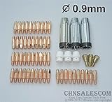 CHNsalescom 59 PCS MB 24KD MIG / MAG溶接トーチお問い合わせTIP 0.9X28mmガスノズル145.0080