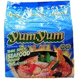 YumYum インスタントヌードル スパイシーシーフード味 5P
