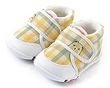 Youchan（ヨウチャン）赤ちゃん キッズ 女の子 男の子 ベビーシューズ ファーストシューズ 子供靴 マジックテープ  チェック柄 お出かけ 散歩 13cm 14cm 春 秋 冬 (13cm, イ