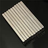Sndy N50 スーパーストロングブロック直方体マグネット 60x10x4 mm レアアースネオジム磁石
