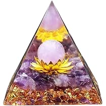 Amazon.co.jp: オルゴナイト ピラミッド 水晶 本物 置物