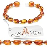 Baltic Amber Baby Teething Bracelet Anklet / Extra Safe & Authentic / 50% Richer and Higher in Value