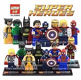Superheroes The Avengers Building Block Set of 8 Action Figures 4.5 cm (Without Box)