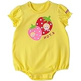 ミキハウス ホットビスケッツ(MIKIHOUSE HOT BISCUITS) ビーンズくん&キャビットちゃん☆半袖ボディシャツ 80cm 黄 72-1501-787