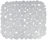 mDesignシンクプロテクター Pebbles - 10.75" x 12.25" グレー 0384MDK